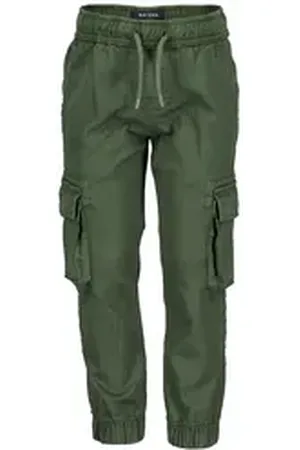 Blue Seven Cargohose Jungen Cargohose Hose schilf grün (1-tlg) grün 92