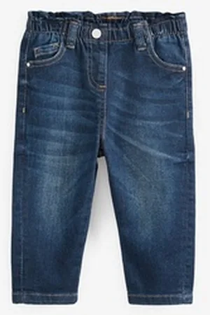 Next Mom-Jeans Mom-Jeans (1-tlg) blau 62-68 (3-6 Mon.)
