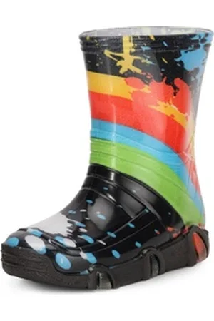 Ladeheid Kinder Regenschuhe SwkBW2020 Gummistiefel bunt|schwarz 27-28 EU