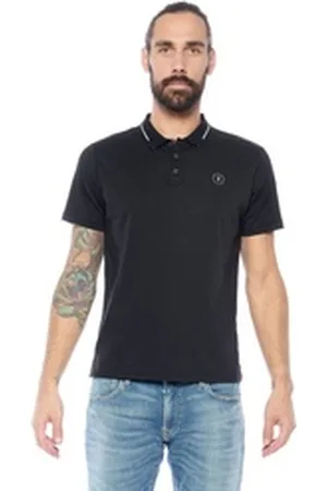 Le Temps des Cerises Poloshirt ARON mit trendigem Kontraststreifen schwarz M