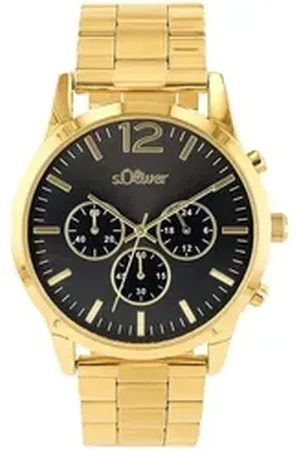 QS by s.Oliver Quarzuhr 2038385 goldfarben