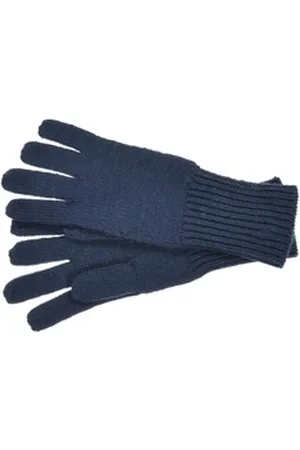 Seeberger Strickhandschuhe Feinstrick Fingerhandschuhe 18957-0 blau