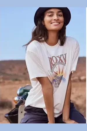 Roxy Print-Shirt Dreamers - T-Shirt für Frauen weiß XS