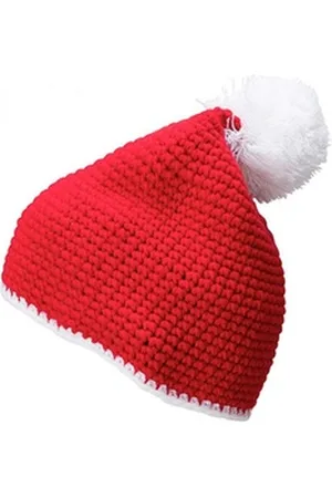 Myrtle Beach Bommelmütze Pompon Hat with Contrast Stripe Wintermütze