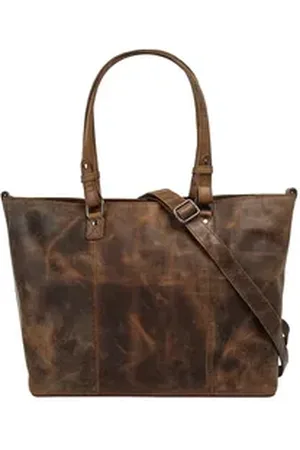 Bagan Shopper, echt Leder braun