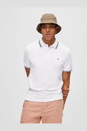 SELECTED HOMME Poloshirt SLHDANTE SPORT SS POLO NOOS weiß S