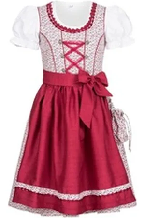 Nübler Dirndl Kinderdirndl 3-teilig Doris in Beere von lila 110