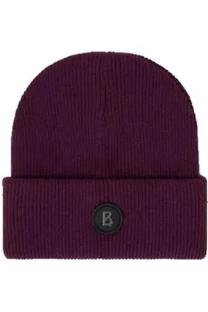 Bogner Strickmütze lila