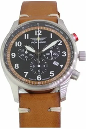Iron Annie Quarzuhr Herren Uhr F13 Tempelhof Quarz Flieger Chronograph 5688-5