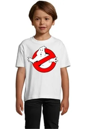 Blondie & Brownie T-Shirt Kinder Jungen & Mädchen Ghostbusters Ghost Geister Geisterjäger in vielen Farben weiß 130/140