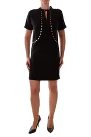 Diesel BLACK GOLD Minikleid Black Gold Disol Abito Damen Kleid 100 % Seide schwarz