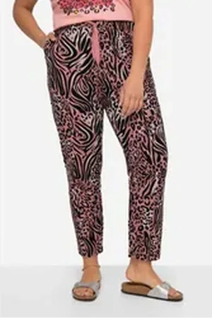 Angel of Style Angel of Style Schlupfhose Jog-Pants Animal-Mustermix Elastikbund rosa 52