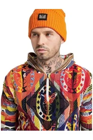 Carlo Colucci Strickmütze Caenaro orange