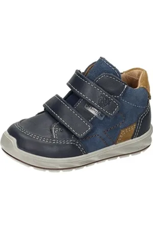 Ricosta Pepino Klettschuhe Stiefel aus echtem Leder blau 23 EU