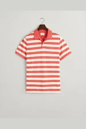 GANT Poloshirt STRIPE SS PIQUE POLO rosa L