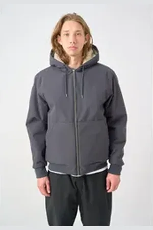Cleptomanicx Bomberjacke Workist mit lockerem Schnitt grau XXL