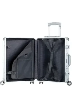 Alumaxx Reisetasche Reisetrolley Orbit 40x55x20cm Aluminium silber matt. silberfarben