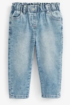 Next Mom-Jeans Mom-Jeans (1-tlg) blau 74-80 (9-12 Mon.)