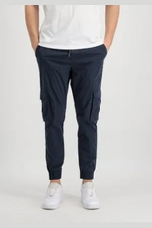 Alpha Industries Jogginghose Men - Pants Nylon Cargo Jogger blau S