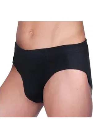 Hermko Slip 16300 Herren Sportslip aus Baumwolle / Modal, mit weichem Bund schwarz D 8 = EU XXL