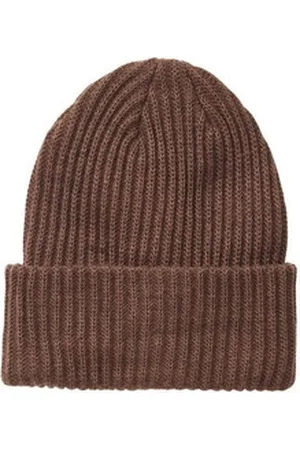 Pieces® Beanie Hexo (1-St) braun