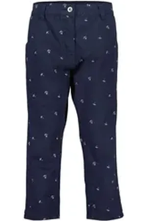 Blue Seven Caprihose Damen Capri mit Allover-Print Anker - Sommerhose mit 3/4-Beinlänge blau 44