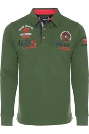 Carisma Poloshirt (1-tlg) mit Stickerei Explorer grün XL