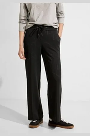CECIL Culotte mit Glitzer-Effekt schwarz XL