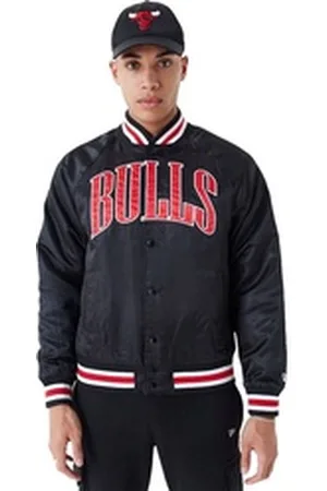 New Era Collegejacke Jacke NBA Applique Satin Chibul, G L schwarz L