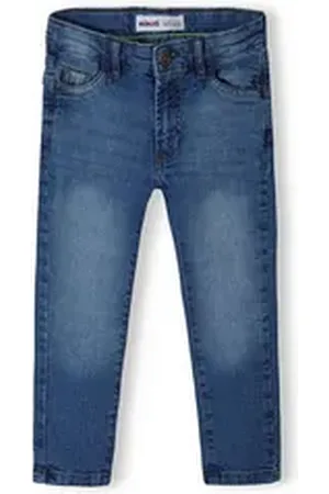Minoti Slim-fit-Jeans Jeanshose Skinny (12m-14y) blau 86-92cm