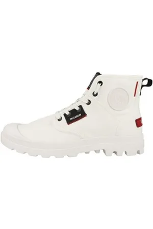 Palladium Pampa Hi Patch Unisex Erwachsene Stiefelette weiß 39 EU