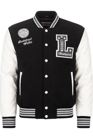 Lonsdale London Collegejacke Herren Collegejacke Waterstein schwarz L