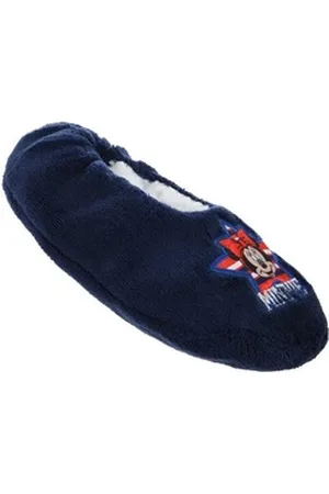 Disney Minnie Mouse Kinder Mädchen Winter Hausschuhe Plüsch Hausschuhe Mini Maus blau 29/30 EU