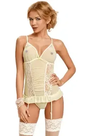 Avanua Corsage AV Tessie Corset - (S/M) gelb