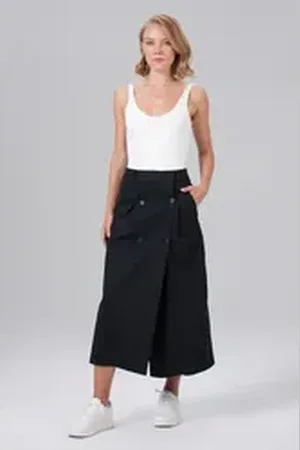 Miracle of Denim Midirock Women Skirt (1-tlg) 32