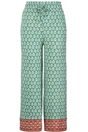 Lieblingsstück Culotte mit Alloverprint grün XXXL
