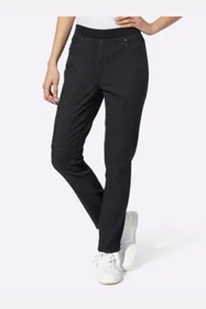 Heine Bequeme Jeans Hose schwarz 36