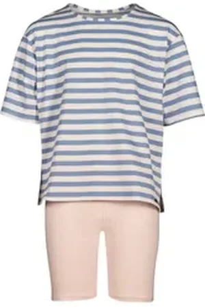 Skiny Pyjama Mädchen Pyjama kurz Night In Pyjama (Stück, 1 tlg) - blau 140