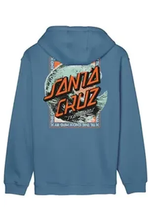 Santa Cruz Hoodie Hoodie Breaker Dot, G M, F dusty blue (1-tlg) blau M