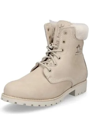 Panama Jack Damen Schnürstiefelette beige Stiefelette beige 38 EU