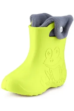 Ladeheid EVA Regenschuhe mit herausnehmbares Innenfutter LA-CA-04 Gummistiefel Kinder gefüttert und federleicht grün 34-35 EU