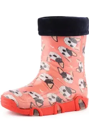 Ladeheid Kinder Gummistiefel gefüttert Swk Gummistiefel rosa 31-32 EU