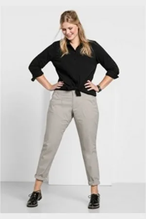 Sheego Chinohose Große Größen in Stretch-Qualität beige 20