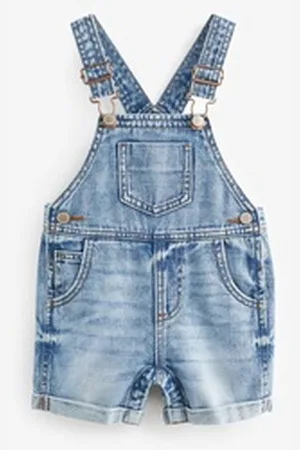 Next Jeanslatzhose Denim-Latzhose (1-tlg) blau 68-74 (6-9 Mon.)