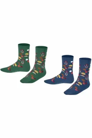 ESPRIT Socken Fungus 2-Pack (2-Paar) mit Bio-Baumwolle bunt 23-26