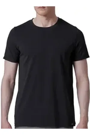 Skiny Unterziehshirt Herren Shirt kurzarm Night In Mix & Match (Stück, 1-St) - schwarz L