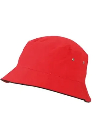 Myrtle Beach Fischerhut Fischer Hut rot S/M
