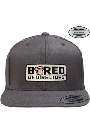 Bored Of Directors Snapback Cap grau
