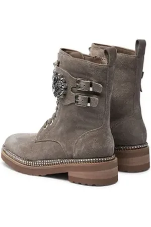Alma en Pena Stiefeletten I240858 Khakifarben Stiefelette bunt 39 EU