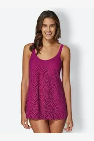 FEEL GOOD Witt Tankini-Top Oversized-Tankini-Top rosa 38
